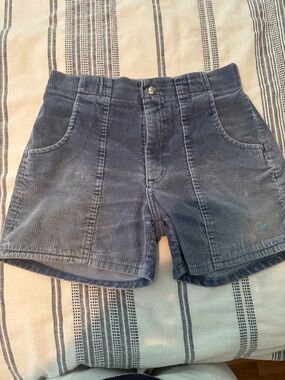 OP Slate Blue Corduroy Women's Shorts - size 26/small